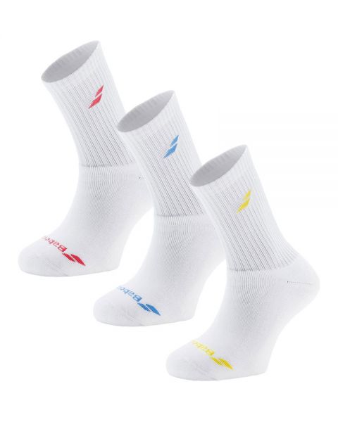 CALCETINES BABOLAT 3 PAIRS PACK BLANCO 5US17371 101