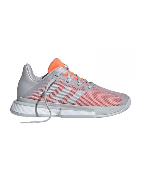 ADIDAS SOLEMATCH BOUNCE CLAY MUJER GRIS NARANJA EF4461
