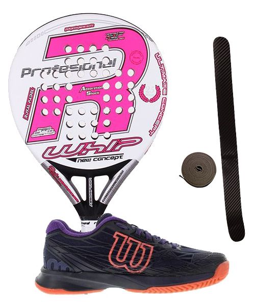 PACK ROYAL PADEL RP 790 WHIP MUJER 2016 Y ZAPATILLAS WILSON ASTRAL