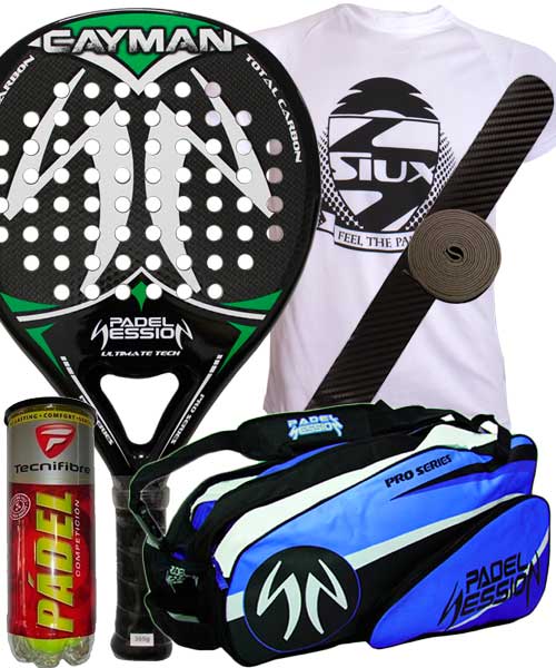 PACK PADEL SESSION CAYMAN Y PALETERO PADEL SESSION