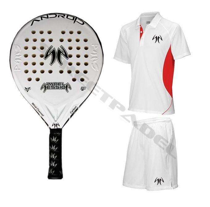PADEL SESSION ANDROID WHITE PACK DE PADEL